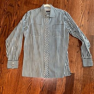 Alexander Julian striped shirt - size L